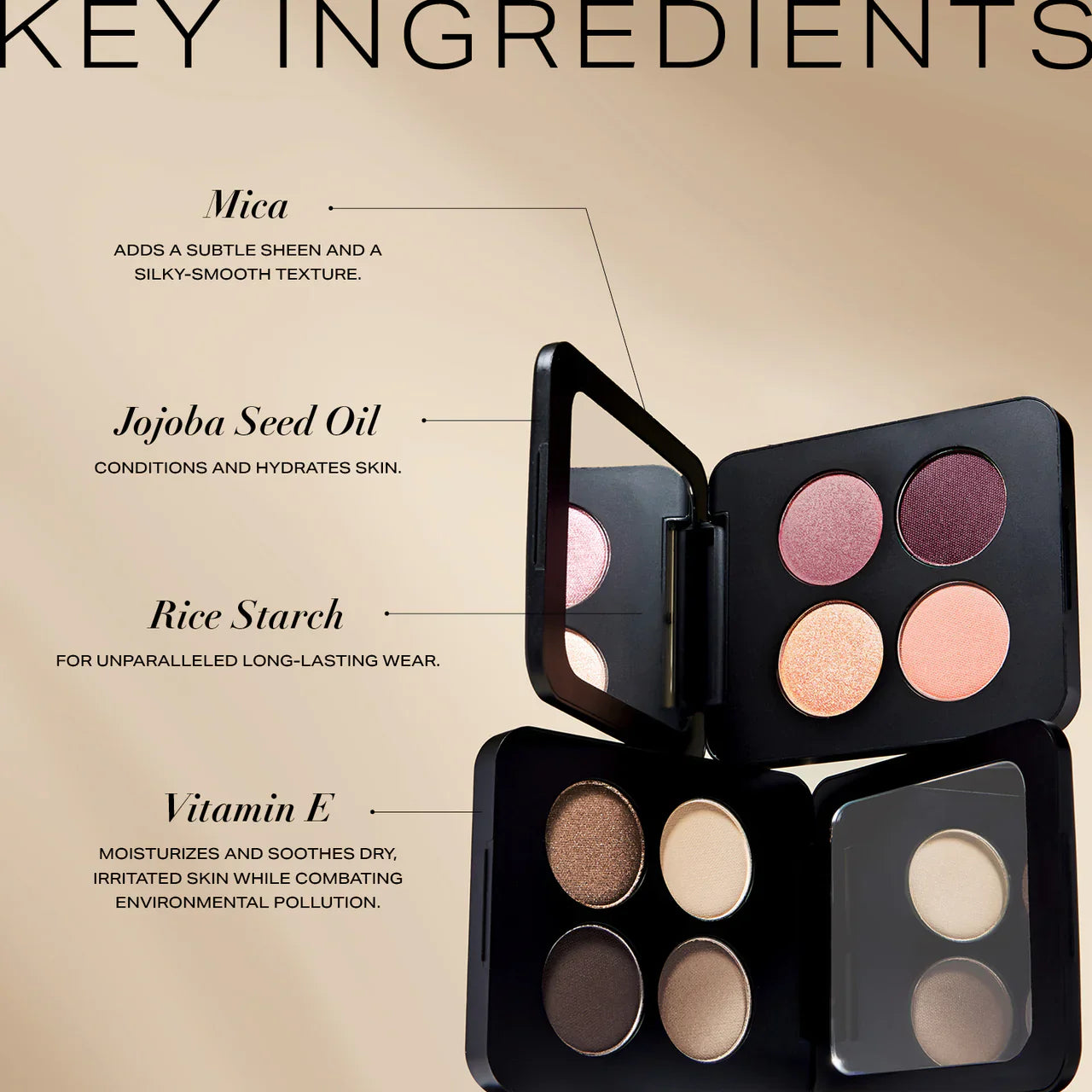 Pressed Mineral Eyeshadow Quads