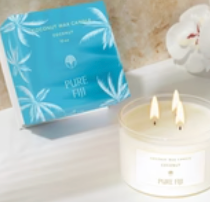 Pure Fiji Coconut Wax Candle