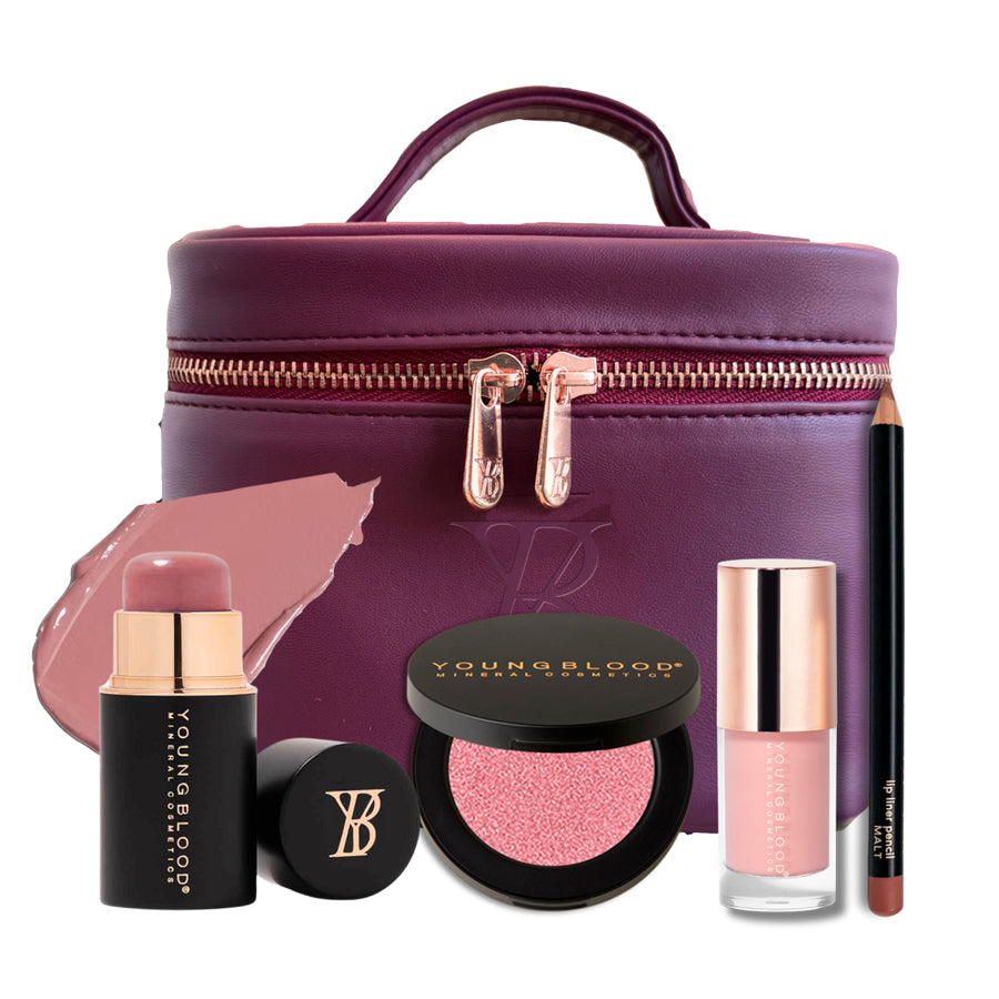 Tis The Season For Little Luxuries - Mauve (FREE Mini Creme Blush & FREE Bag)